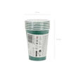 Picture of PAPER CUPS GREEN 250ML - 6 PACK